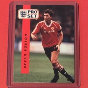 Bryan Robson #144 1990 Pro Set Soccer Trading Card